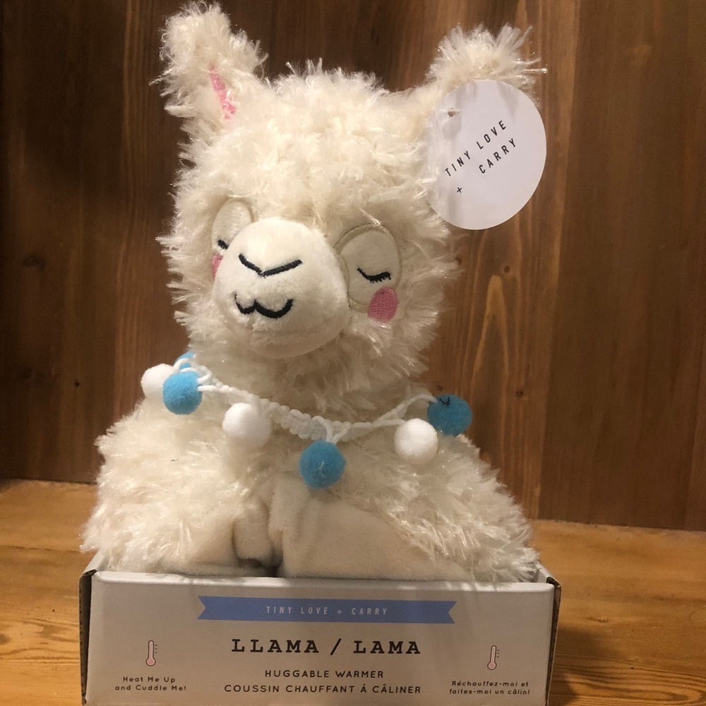 Microwaveable Huggable Llama Heating Pad